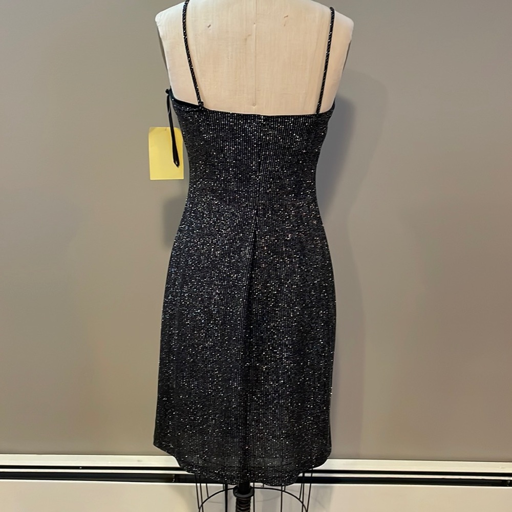 XOXO Uptown Girl glitter spaghetti strap cocktail dress - Picture 5 of 10